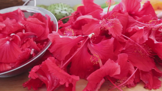 Dried Hibiscus Flower Petals - Natural & Aromatic - Premium Quality