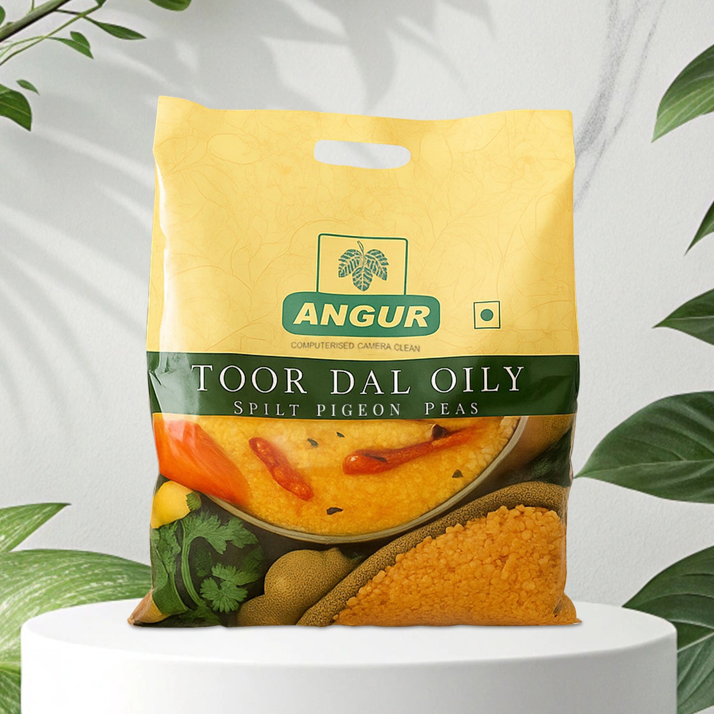 ANGUR Toor Dal Oily – Premium (10 Lbs )Split Pigeon Peas | 100% Natural & Protein-Rich